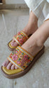 Festive Yellow Floral Slider - cunei